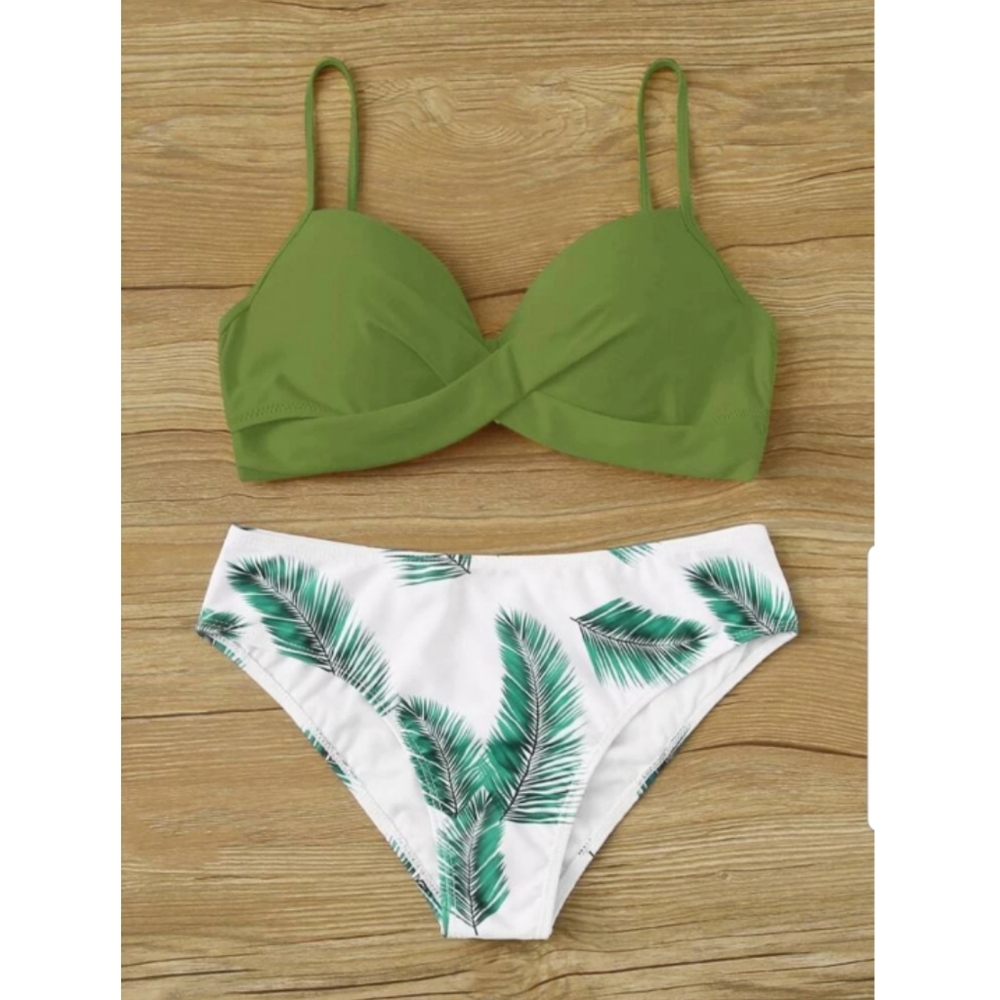 ❤ Palm print bikini - Picture 3 of 4